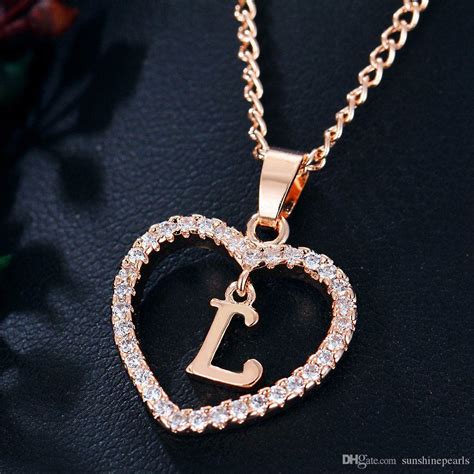 Necklace With Letter L